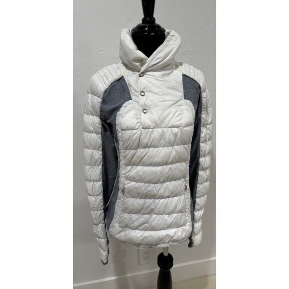 LULULEMON RUN INSULATOR Black Size 6 Pullover Jacket Down Fill - Picture 2 of 8